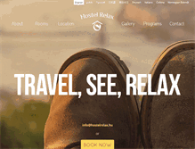 Tablet Screenshot of hostelrelax.hu